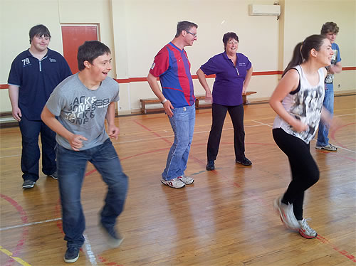 Participants using the Therapy Scope Activity Hub